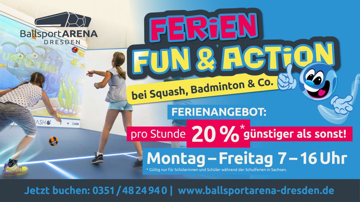 Ferienangebot Ballsportarena Dresden
